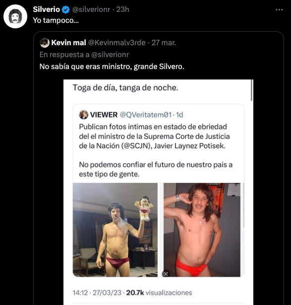 Silverio se burla de quienes lo confundía con Javier Laynez