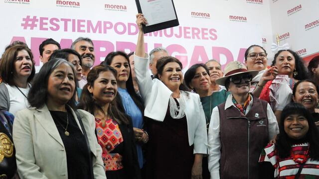 Clara Brugada se registra como aspirante a la jefatura de gobierno de CDMX