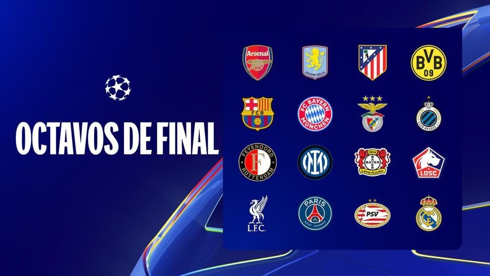 Los octavos final de la Champions League