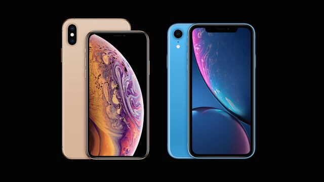 iPhone XS y XR.