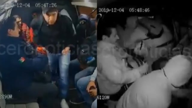 Asalto a una combi en Cuautitlán Izcalli