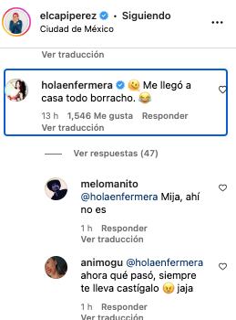Capi Pérez llega borracho a su casa tras salida con Grupo Firme y 6ix9ine