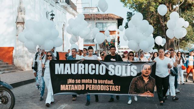 Marcha por Mauricio Cruz Solís