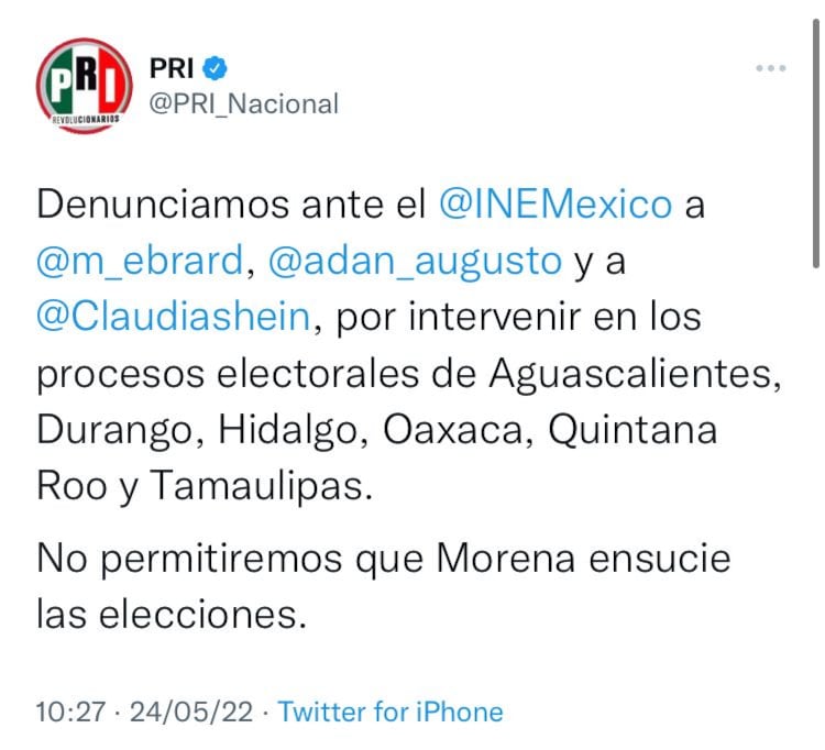 Información del PRI
