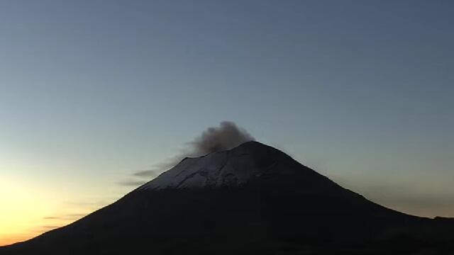 Volcán Popocatépetl el 22 de noviembre