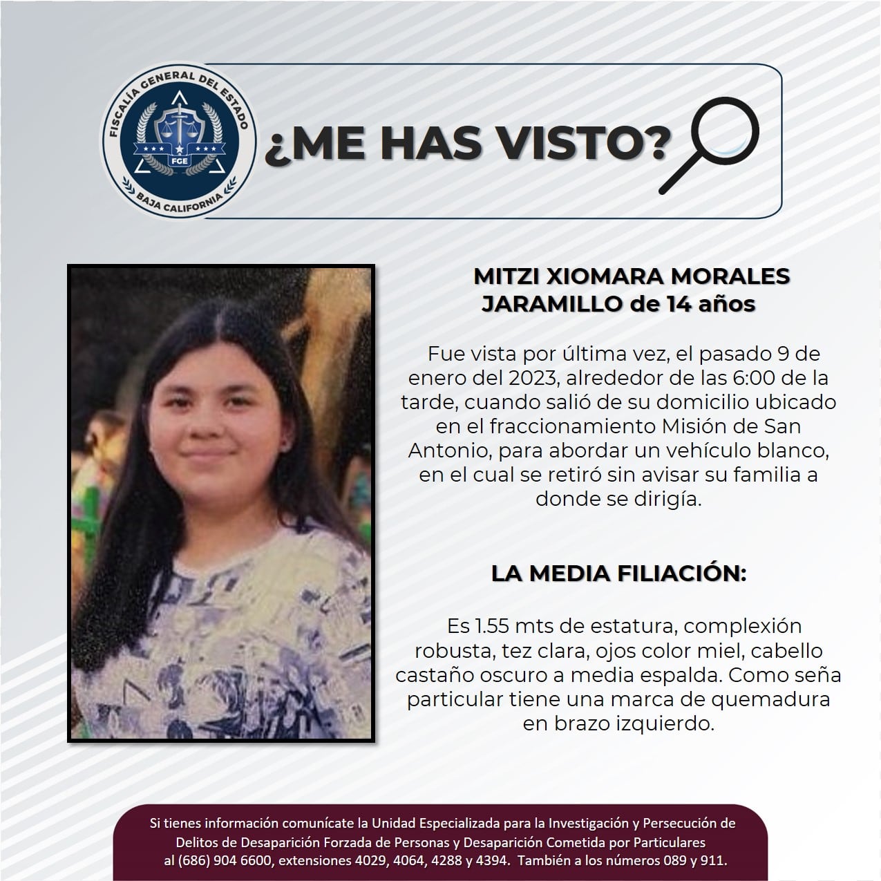 Ficha de búsqueda de Mitzi Xiomara Morales