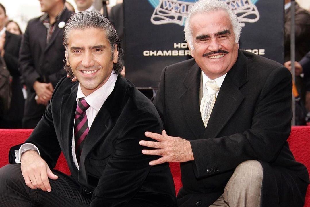 Alejandro Fernández y Vicente Fernández