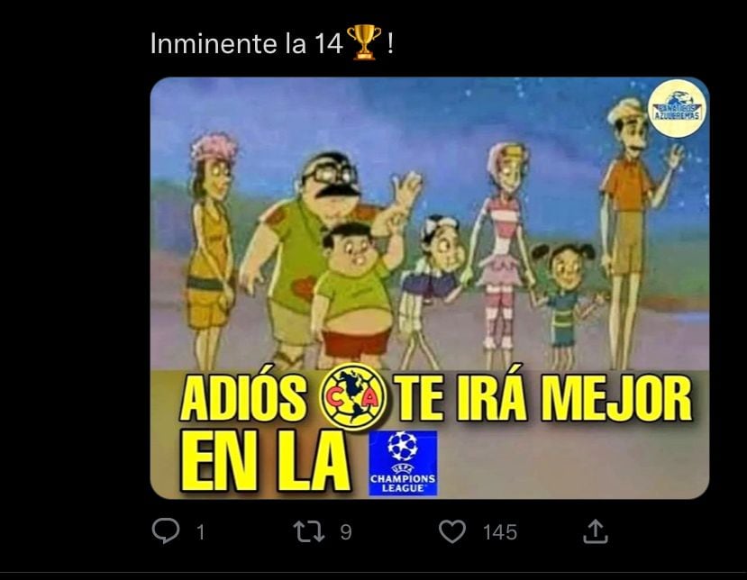 Memes Club América.