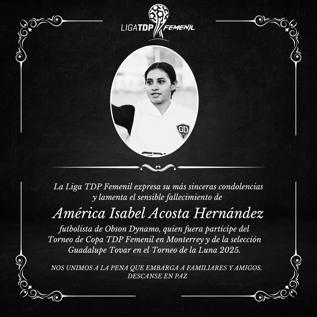 Muere América Isabel, exjugadora de Mazatlán Femenil.