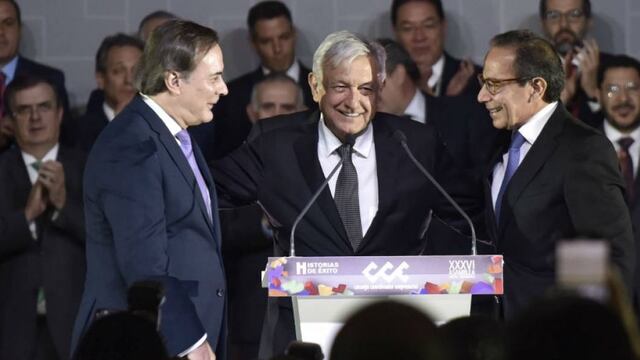 AMLO con empresarios