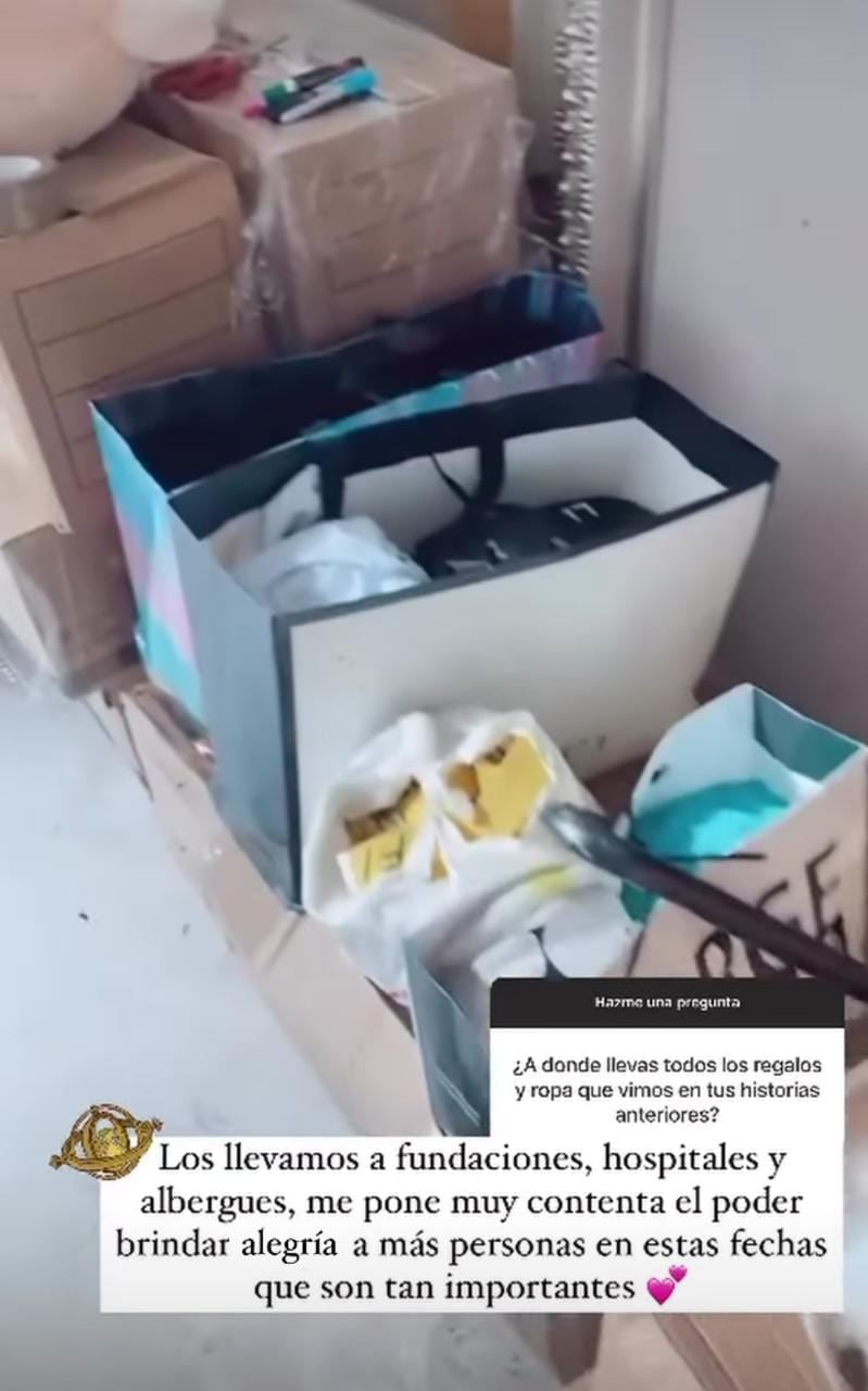 Belinda entrega quimioterapias