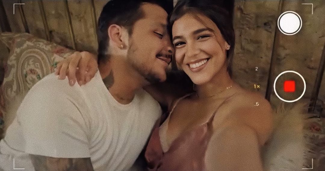Christian Nodal y Mariana García