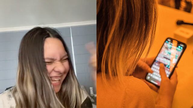 Novia que descubrió al infiel / Celular