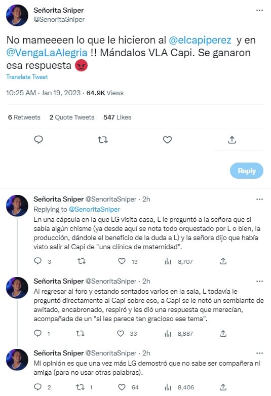 Laura G y Capi Pérez