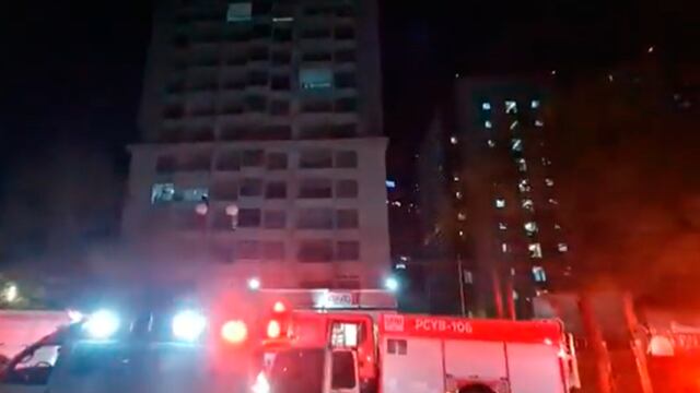 Incendio en la Torre Attala de Puerta de Hierro en Zapopan, Jalisco