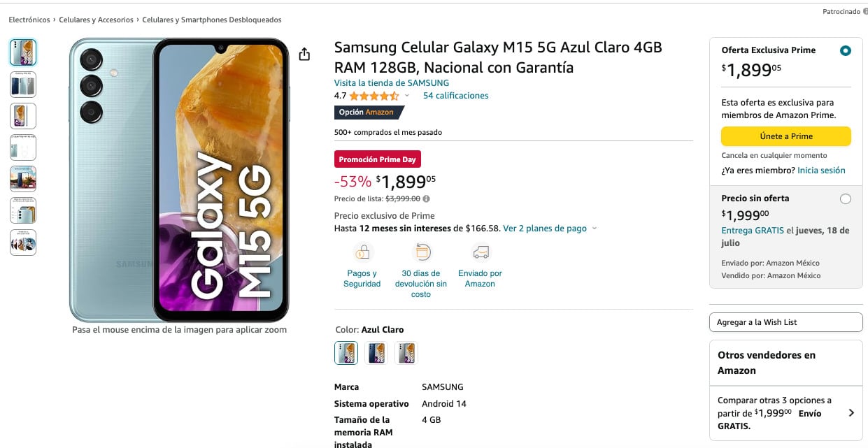 Los smartphones con más del 50% de descuento en el Amazon Prime Day 2024