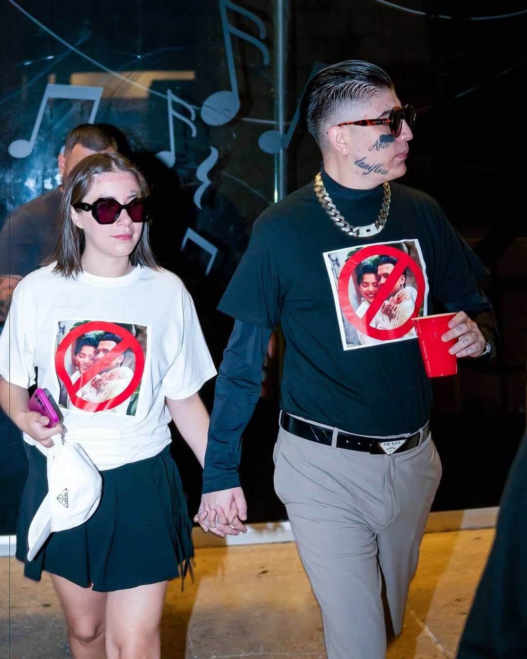 Dani Flow le tira a Christian Nodal y Ángela Aguilar.