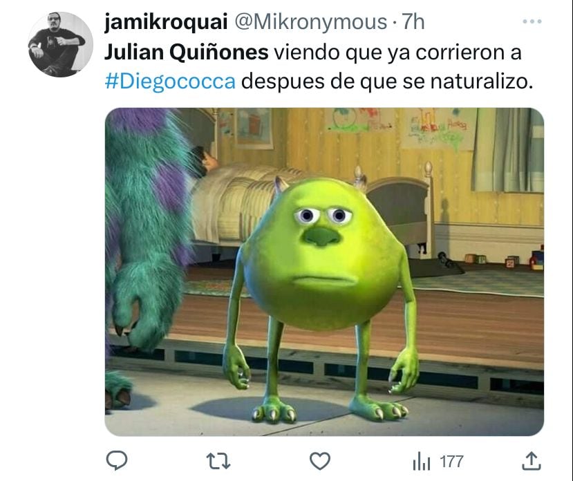 Los fans de la Selección Mexicana se burlaron de Julián Quiñones tras la salida de Diego Cocca.
