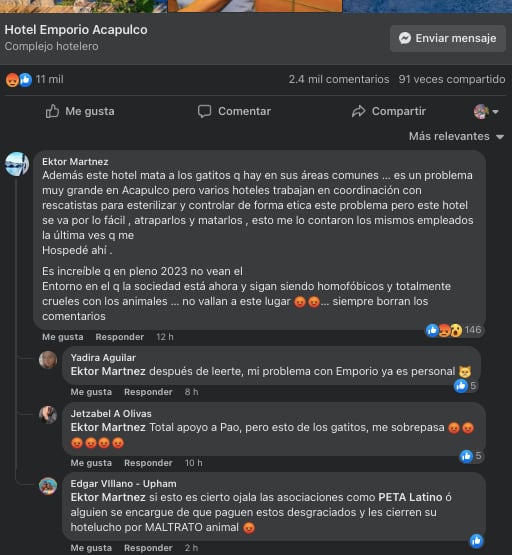 Se lanzan contra Hotel Emporio Acapulco
