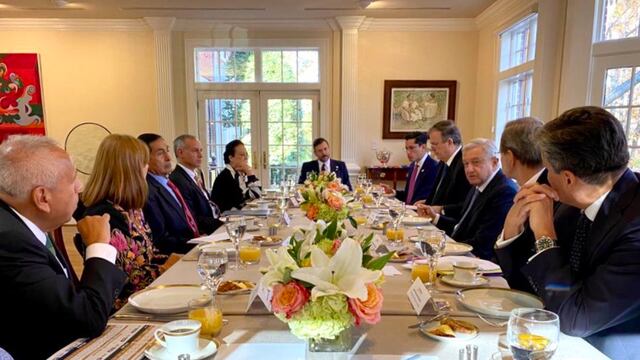 AMLO en Washington/@tatclouthier