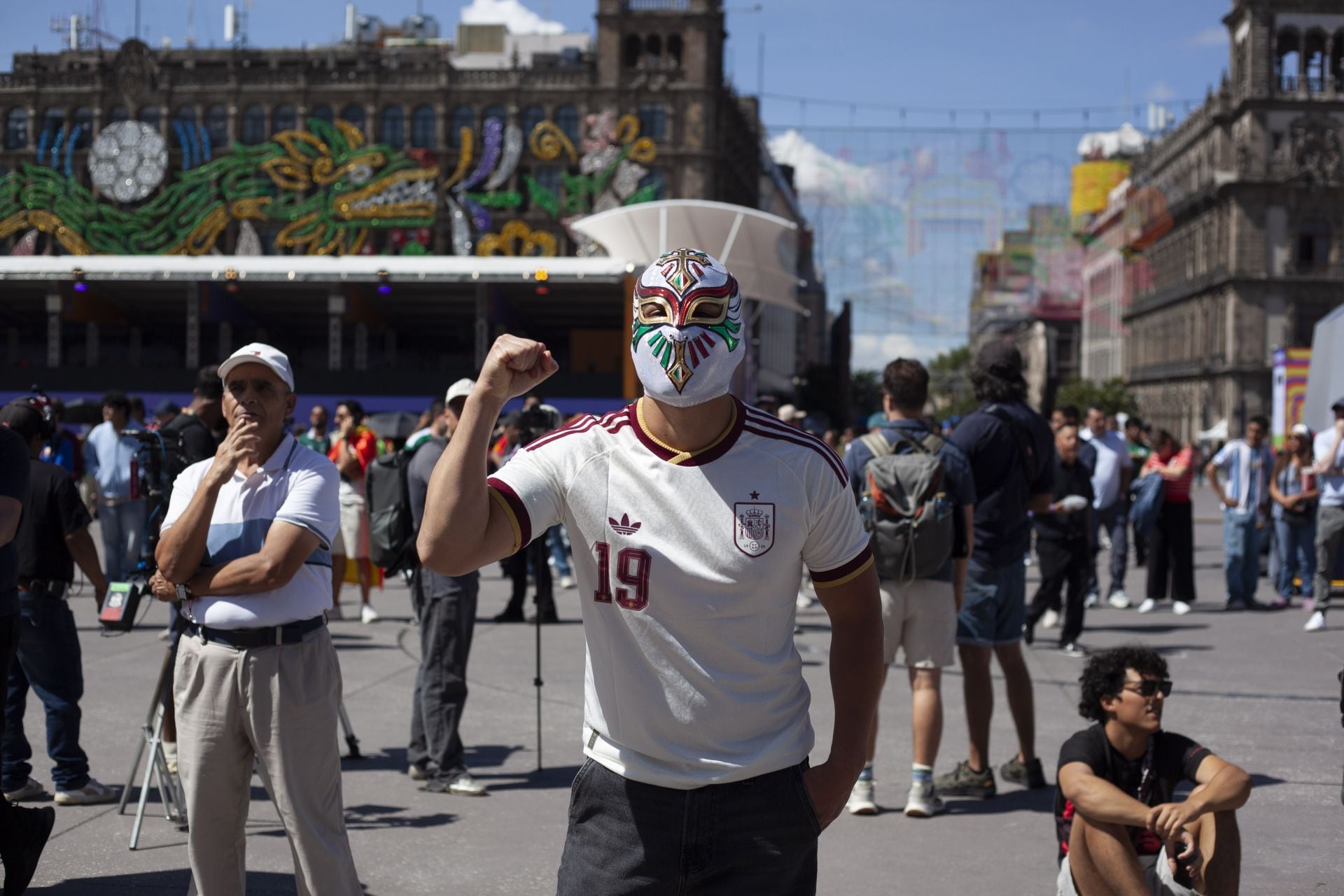 Aficionados se reunieron en el FIFA Fan Festival instalado en el Zócalo capitalino