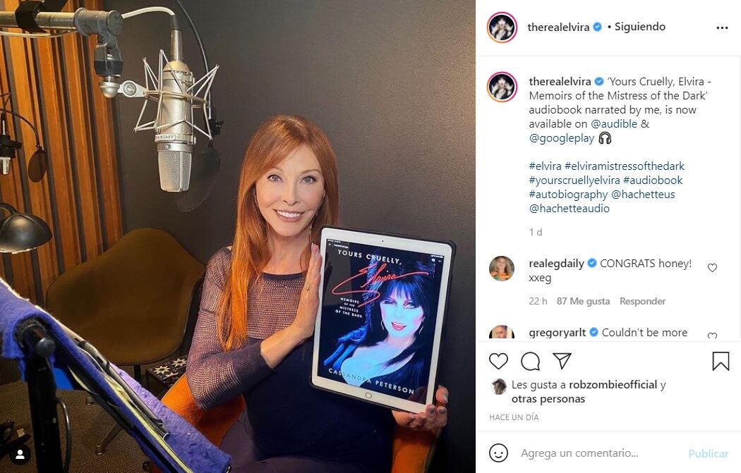 Cassandra Peterson, Elvira, la dama de la oscuridad'