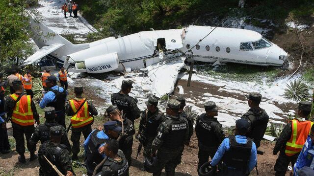 Accidente aéreo en Honduras.