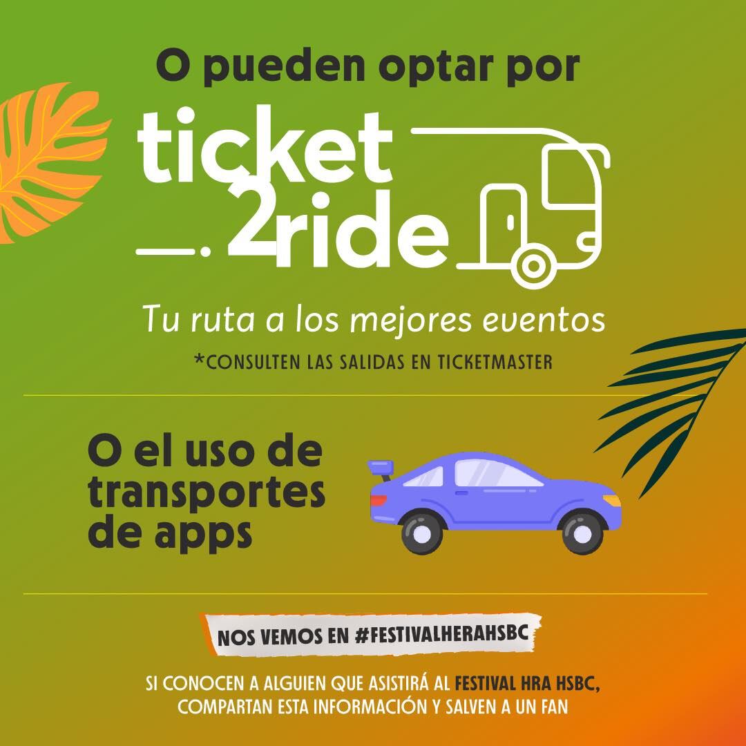 Cómo llegar al Festival Hera HSBC 2024 en Autódromo Hermanos Rodríguez.