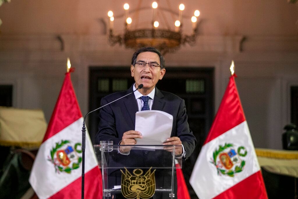 Martín Vizcarra, presidente de Perú.