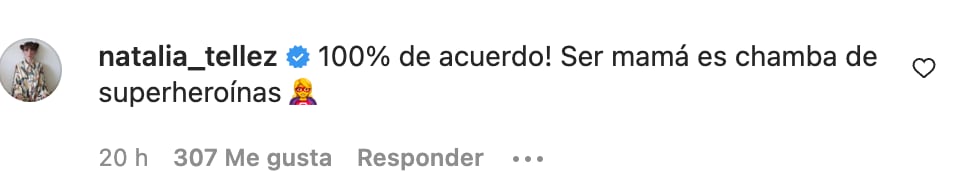 Natalia Tellez apoyó las palabras de Mon Laferte