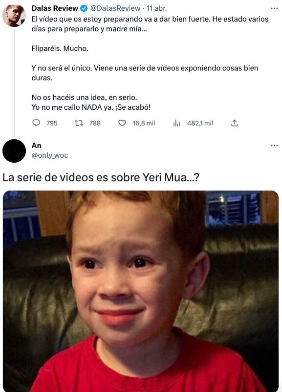 Memes hunden a Yeri Mua tras el video de Dalas Review con Aaron Mercury