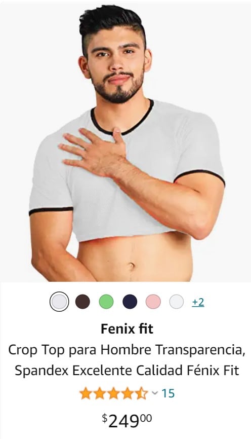 Crop tops de venta en Amazon