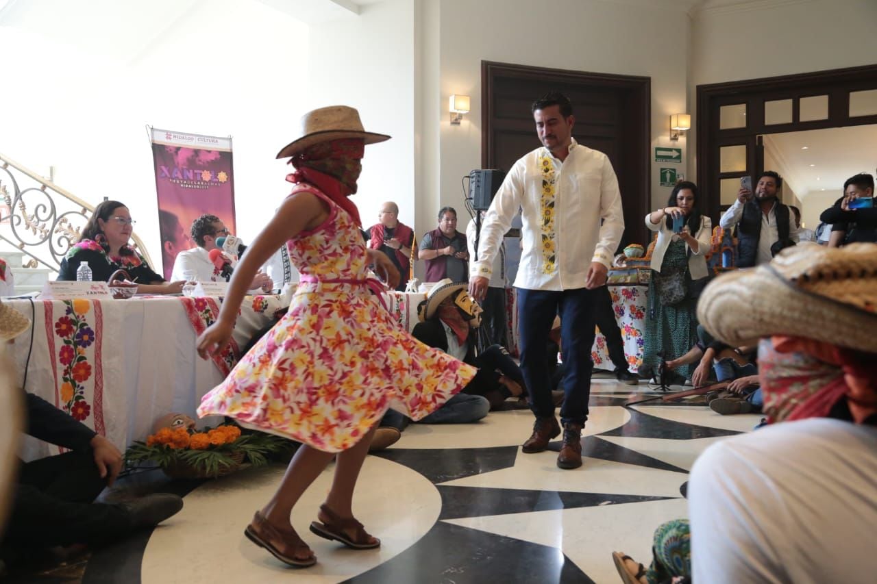 Hidalgo presenta cartelera de Xantolo 2023 en Complejo Cultural Los Pinos