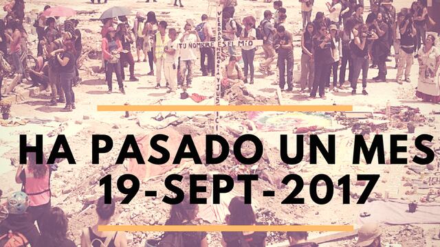 Ha pasado un mes