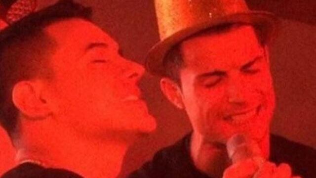 Sin "tantita" pena, el portugués decidió festejar se cumpleaños con varios jugadores merengues