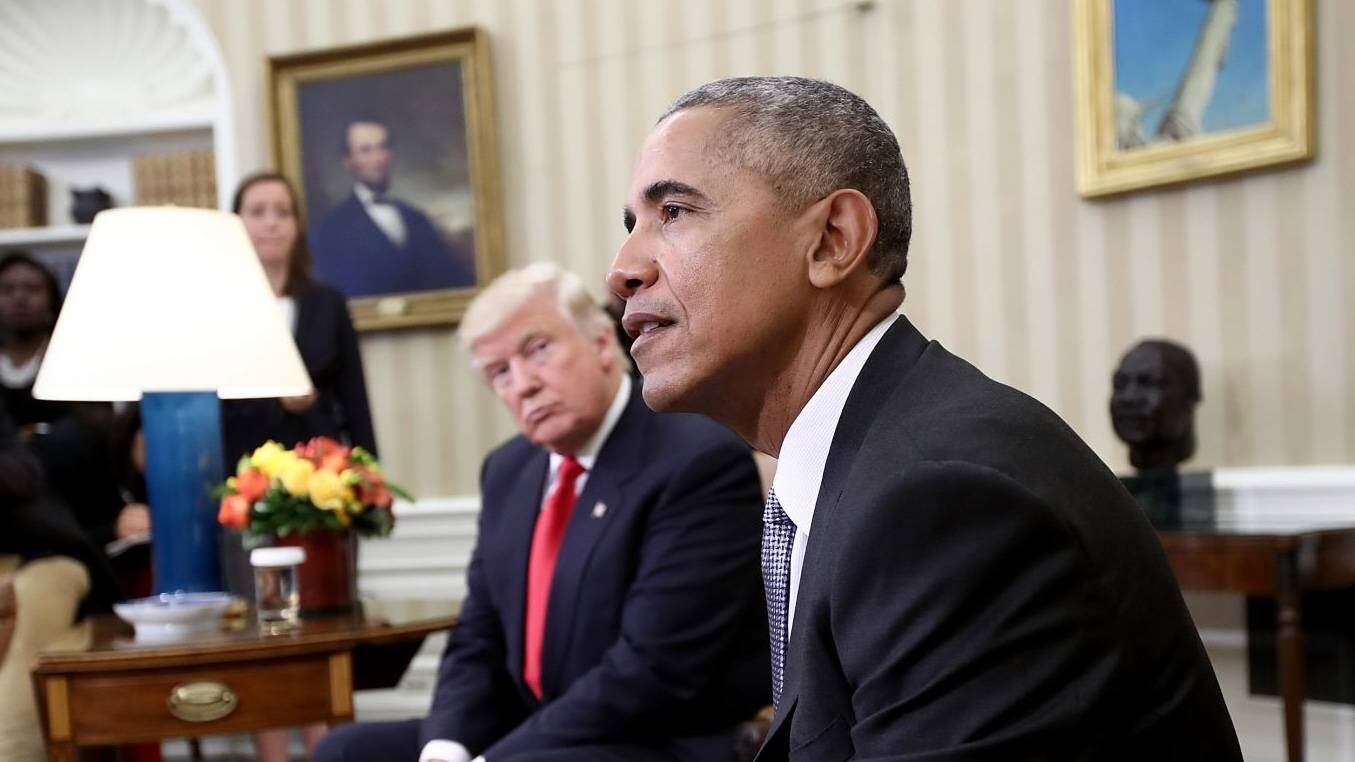 Donald Trump y Barack Obama