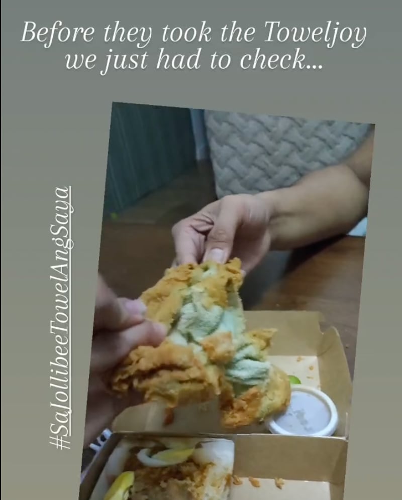 Toalla frita