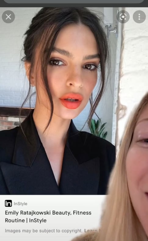 Emily Ratajkowski en video de TikTok