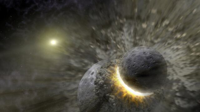 Colisión de cuerpos celestas