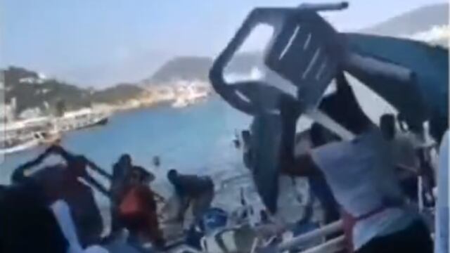 Pelea entre turistas y meseros deja tres heridos en Acapulco