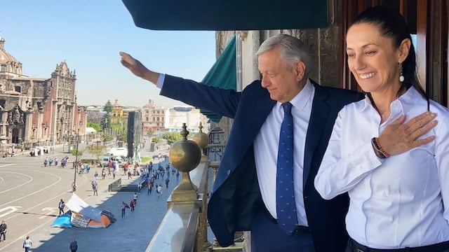 AMLO y Claudia Sheinbaum