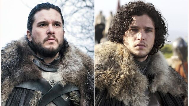 La transformación de Kit Harrington en Game of Thrones