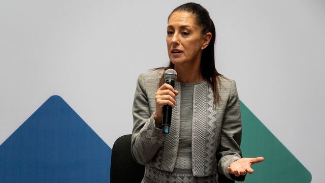 Claudia Sheinbaum durante conferencia de prensa en el Antiguo Palacio del Ayuntamiento