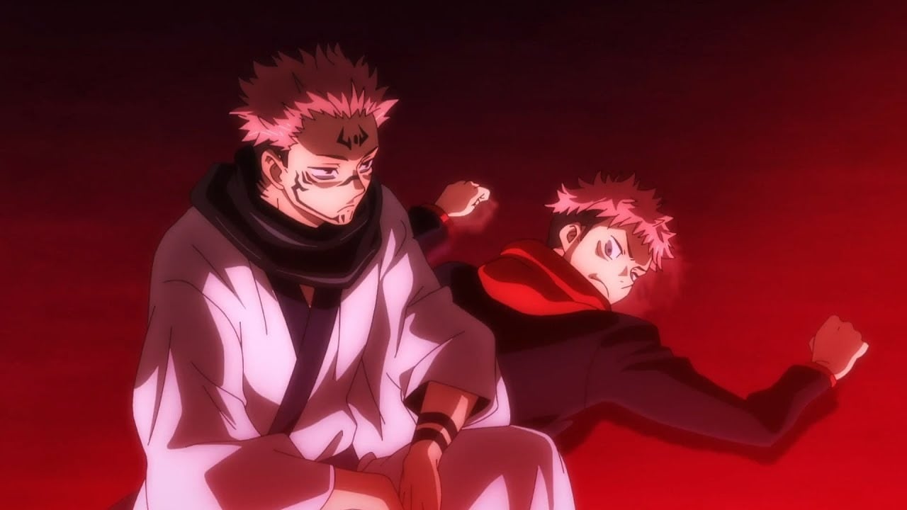 Ryomen Sukuna y Yuji Itadori de Jujutsu Kaisen