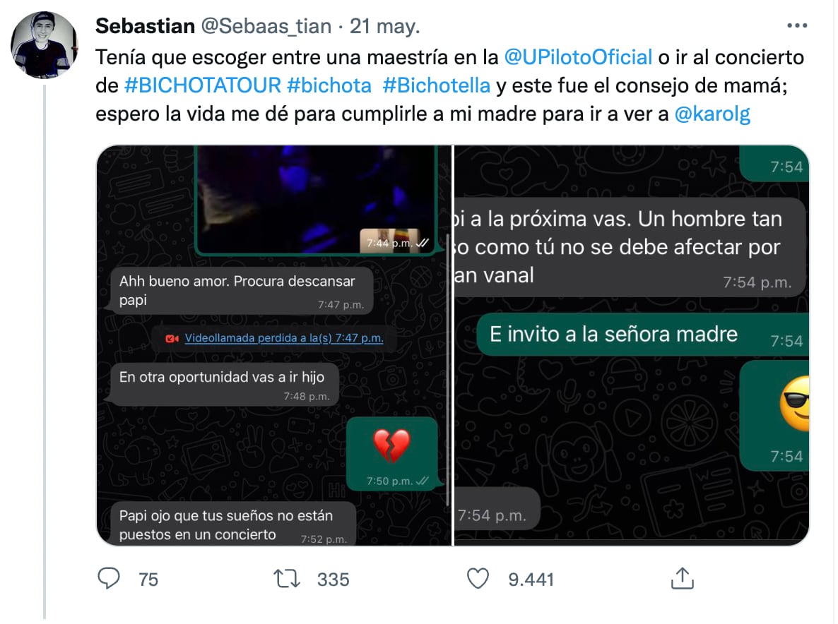 Fan escogió entre sus estudios o ver a Karol G