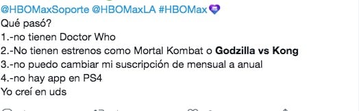 HBO Max Comentarios