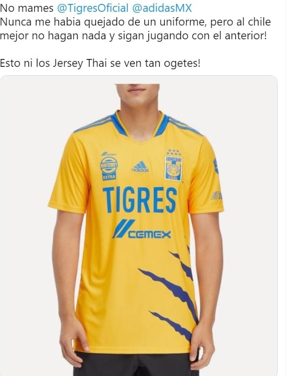 Críticas a la playera de Tigres