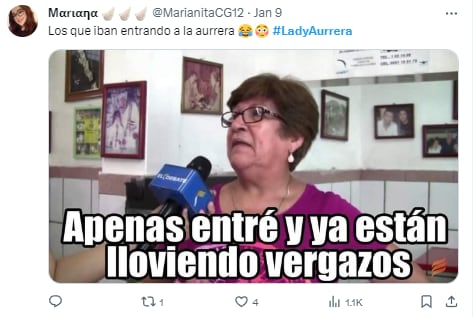 Memes de Lady Aurrerá