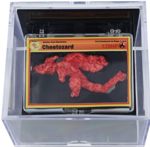 Se vende un Cheeto en forma de Charizard en más de un millón de pesos