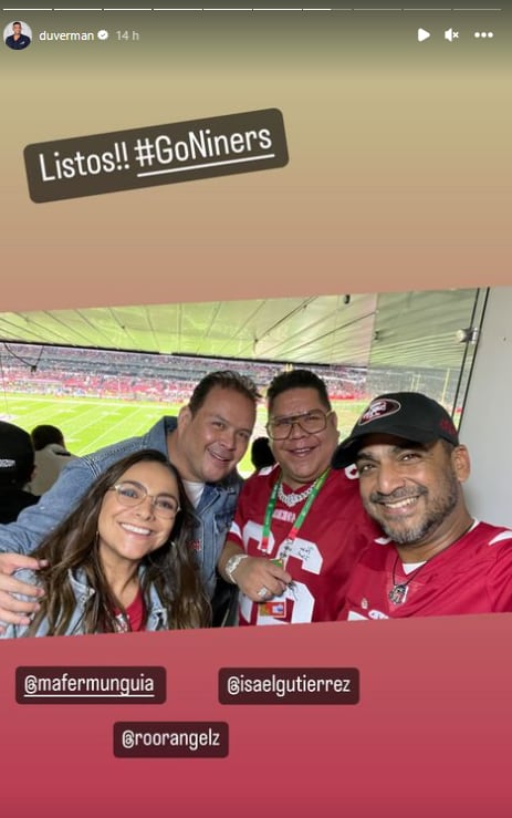 Jean Duverger con manager de Grupo Firme, Isael Gutiérrez.